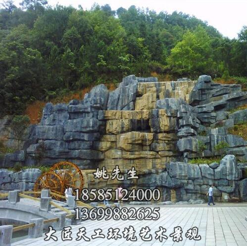 岳阳塑石假山工程，岳阳假山塑石施工，岳阳假山 