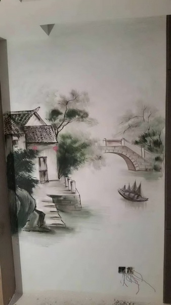 台州墙绘电话