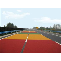 西安兰州银川西宁彩色陶瓷颗粒防滑路面 