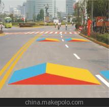 陕西西安彩色陶瓷颗粒防滑路面，环氧地坪漆 