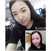 深圳学韩式半**定妆 