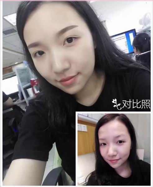 深圳学韩式半**定妆 