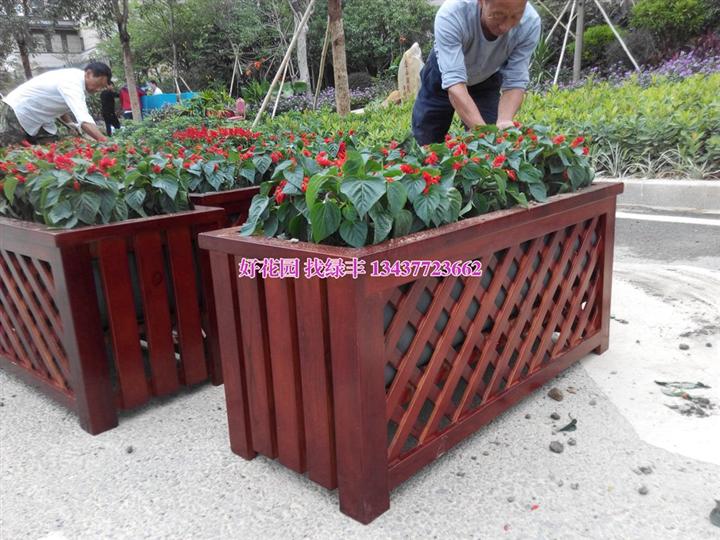 惠阳防腐木花车、进口芬兰防腐木