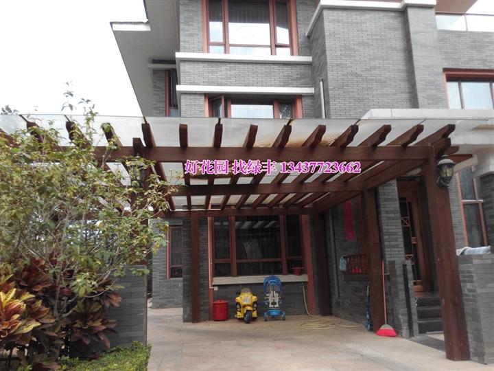 哪里有防腐木花架卖？进口芬兰木