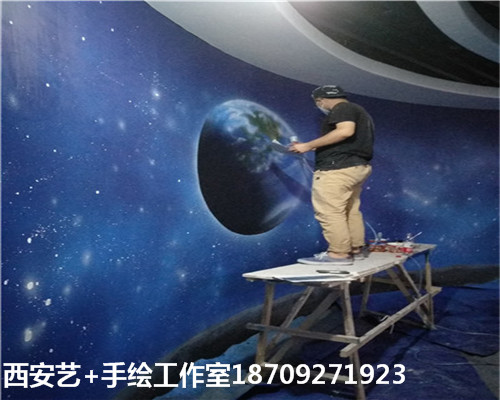 西安墙绘➵西安彩绘➊西安手绘 
