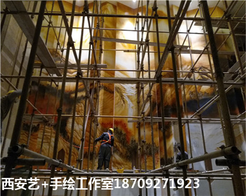 西安彩绘★西安手绘墙,西安彩绘多少钱一平方？ 