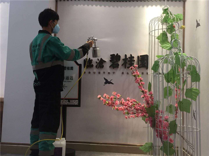 保山临沧碧桂园售楼部甲醛治理