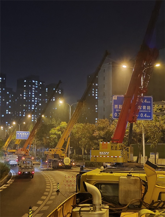 廊坊香河吊车出租.工程项目-廊坊市广炎热力公司