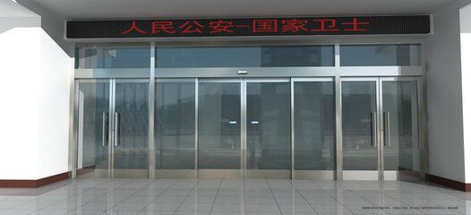 镇江自动感应门厂家，镇江自动感应门装修 