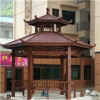 百色昌宏防腐木六角亭 