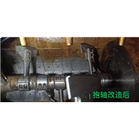 南京搅拌机积料抱轴改造