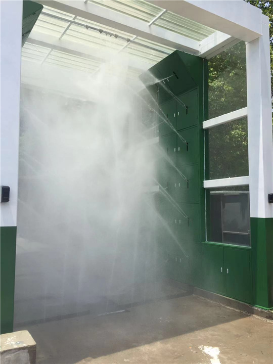 南京搅拌站洗车房除尘喷淋