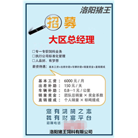 猪王饲料招聘大区总经理