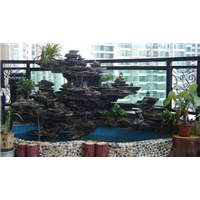 假山鱼池
