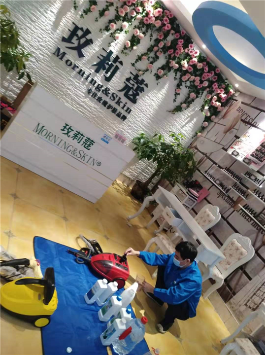 钦州新阳街94号玫莉蔻甲醛治理工程