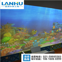 大型鱼缸定制，上海水族景观工程 