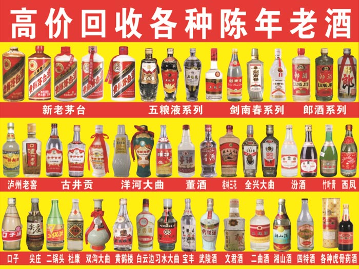 温江区二手名酒回收，温江哪里有回收烟酒的店