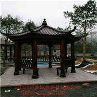 防腐木凉亭
