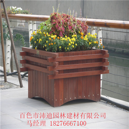 防腐木花箱