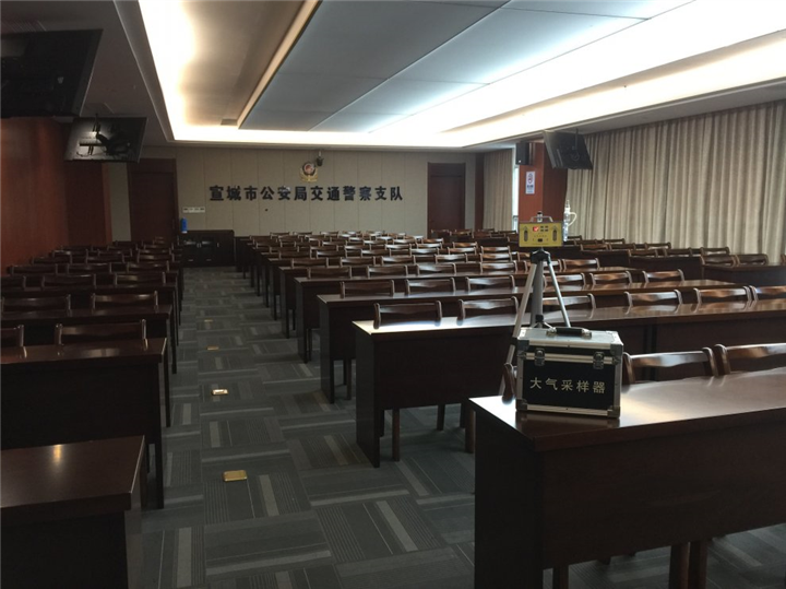 宣城交通指挥中心办公楼甲醛检测 