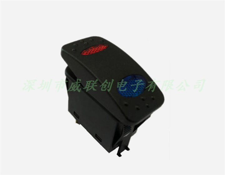 带背光LED 高品质汽车大巴游艇改装开关 船型开关 