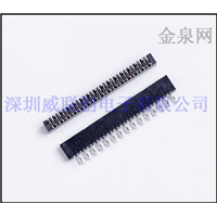 30P直插双面接-1.0间距【FPC连接器】黑色耐高温 免费拿样 