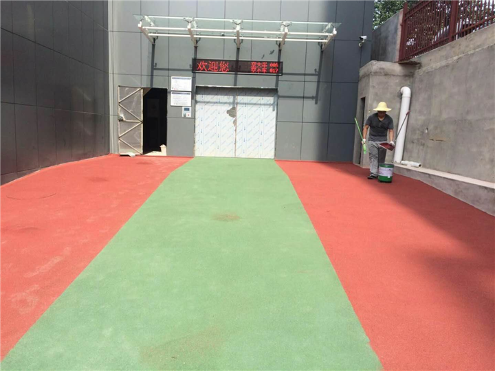 商洛绿道陶瓷颗粒路面材料工程一体化 