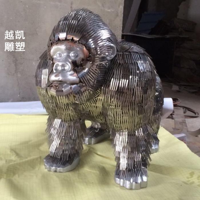 精选商场黑猩猩雕塑素材制作