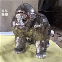 精选商场黑猩猩雕塑素材制作