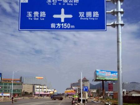 河北单悬臂标志杆 