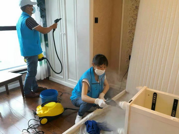 凯旋丽都客户家除甲醛 