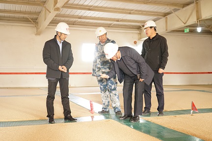 副市长何效祖同志调研粮食工作 