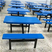 惠州四人位条凳食堂餐桌椅