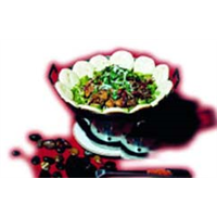 四面山农家乐_特色菜品  平锅铁铲鸭 
