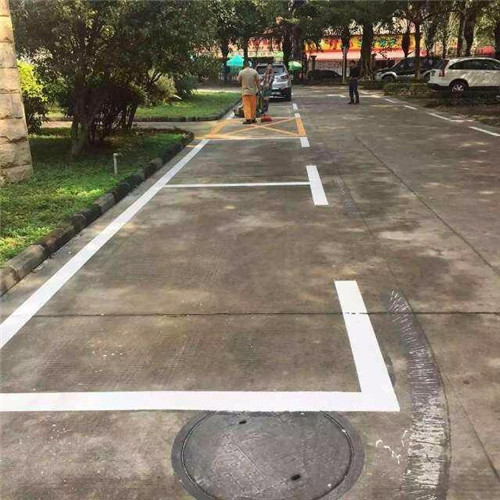 中山道路划线