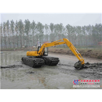 广东出租水路挖掘机梅州水陆挖