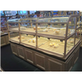 抽屉式中岛双面包展示柜 