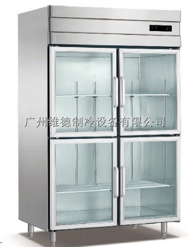 四门立式保鲜冷藏柜 