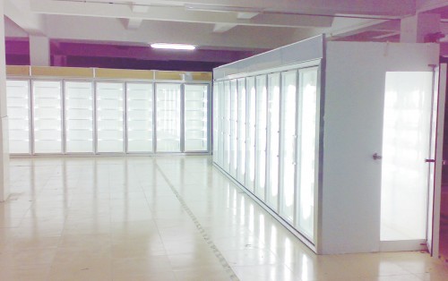 立式便利店冷藏饮料保鲜展示柜供应商02(HO型)十门后补展示柜 