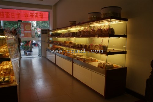 广州维德牌面包展示边柜 