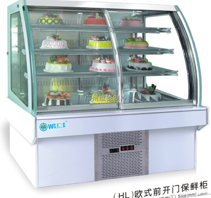 欧式前开门蛋糕展示柜 