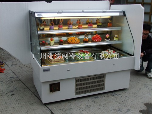 广州豪瑞德牌风冷三明治展示柜 