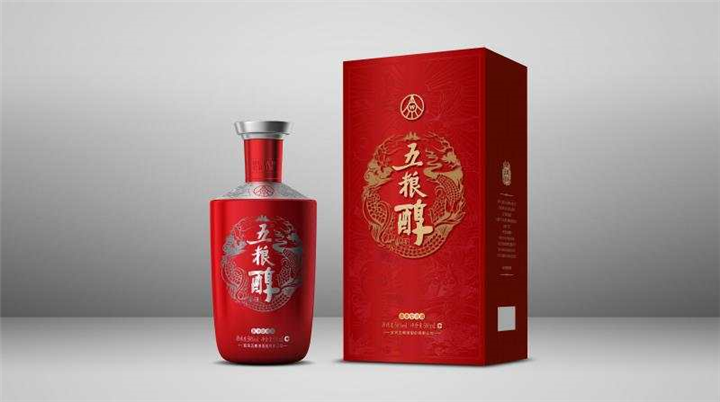 五粮醇500ml红装50度白酒 