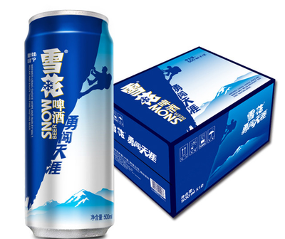 雪花勇闯天涯500ml易拉罐啤酒 