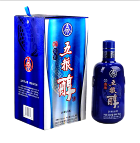 五粮醇蓝淡雅白酒 