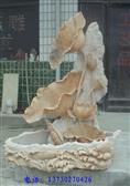 石雕莲花 石雕荷花 石雕鱼 石雕连年有余 