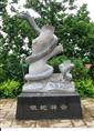 石雕十二生肖L6 十二生肖雕塑 广场园林雕塑 生肖石雕蛇 景观雕塑 