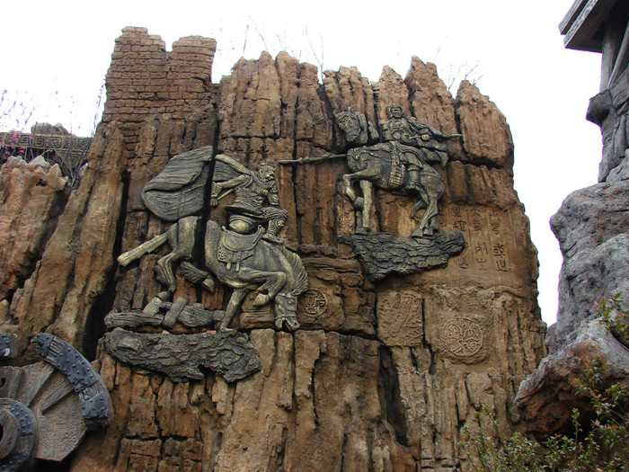山体塑石
