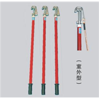 新疆安全施工工具螺旋型压紧式接地棒 