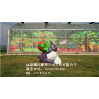 成都卡通雕塑、成都树脂雕塑
